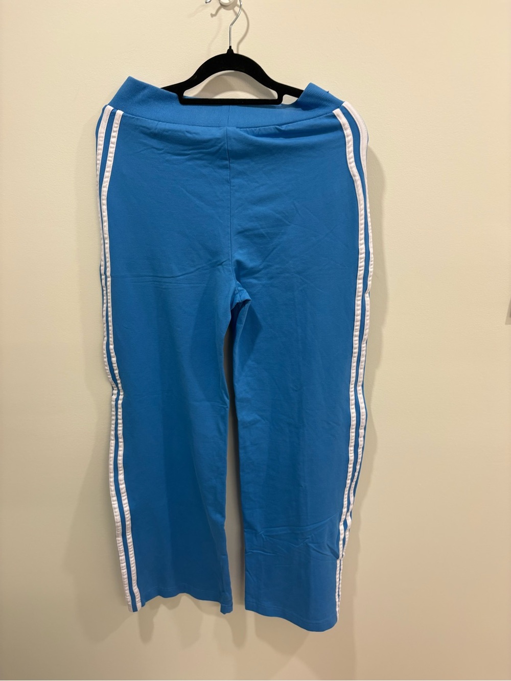 Adidas women’s Blue Track Pants with Side Stripes - Picture 2 of 2